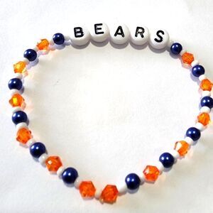 Chicago Bears Custom NFL Bracelet